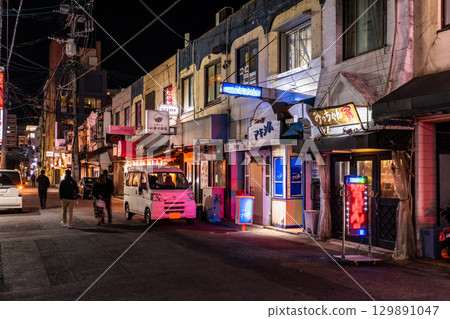 Sasebo's drinking district and nightlife district in Nagasaki Prefecture Sasebo's drinking district and nightlife district in Nagasaki Prefecture 129891047