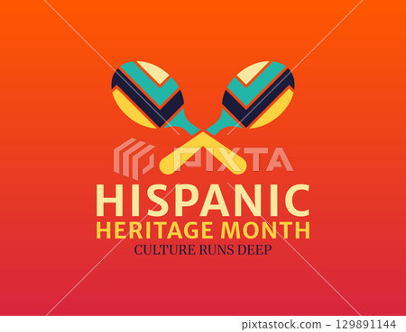 hispanic heritage month maracas cultural design hispanic heritage month maracas cultural design 129891144