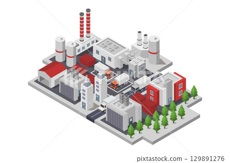 Isometric Industry 129891276