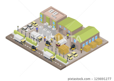 Isometric Industry 129891277