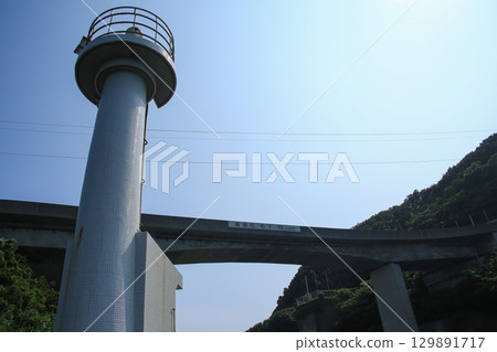 愛媛郡愛南町北口防波堤燈塔及船越運河 愛媛郡愛南町北口防波堤燈塔及船越運河 129891717