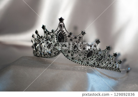 Gothic black crown, majestic jewellery. 129892836