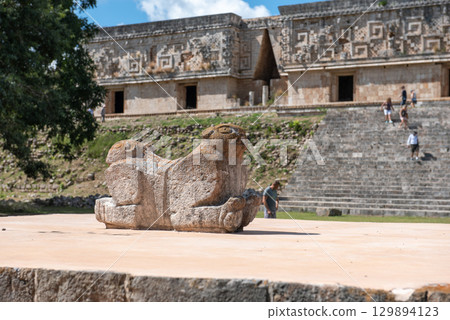 The Glory of Ancient Maya Civilization – Uxmal Ruins The Glory of Ancient Maya Civilization – Uxmal Ruins 129894123