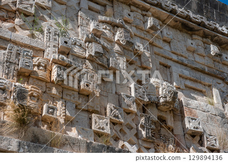 The Glory of Ancient Maya Civilization – Uxmal Ruins The Glory of Ancient Maya Civilization – Uxmal Ruins 129894136