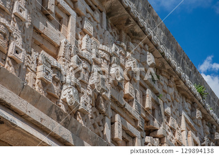 The Glory of Ancient Maya Civilization – Uxmal Ruins The Glory of Ancient Maya Civilization – Uxmal Ruins 129894138