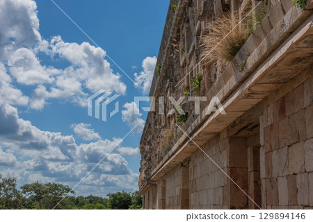 The Glory of Ancient Maya Civilization – Uxmal Ruins The Glory of Ancient Maya Civilization – Uxmal Ruins 129894146