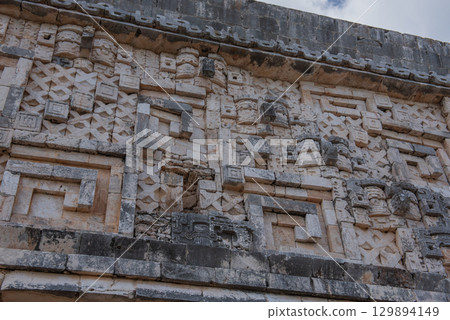 The Glory of Ancient Maya Civilization – Uxmal Ruins 129894149