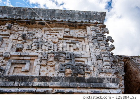 The Glory of Ancient Maya Civilization – Uxmal Ruins The Glory of Ancient Maya Civilization – Uxmal Ruins 129894152