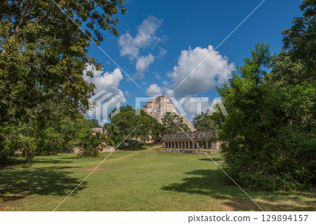 The Glory of Ancient Maya Civilization – Uxmal Ruins The Glory of Ancient Maya Civilization – Uxmal Ruins 129894157