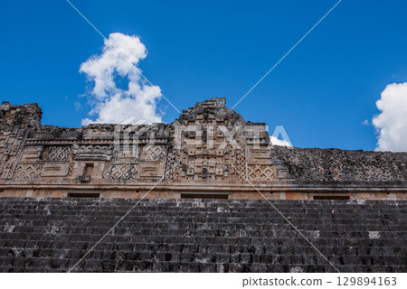 The Glory of Ancient Maya Civilization – Uxmal Ruins The Glory of Ancient Maya Civilization – Uxmal Ruins 129894163
