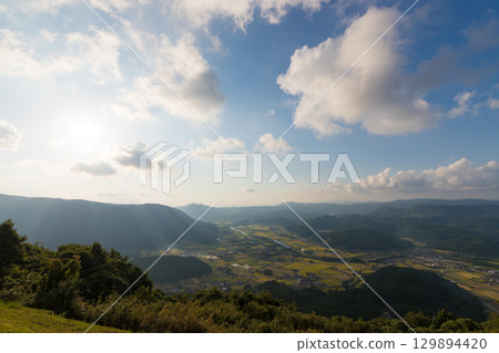 Sunset from the summit (Kirikabuyama, Kusu Town, Oita Prefecture) Sunset from the summit (Kirikabuyama, Kusu Town, Oita Prefecture) 129894420