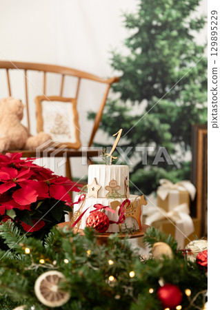 Christmas at 1 year old 129895229