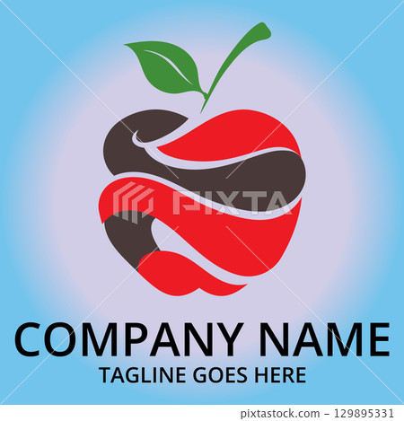 Iconic Apple Inspired Emblem Iconic Apple Inspired Emblem 129895331