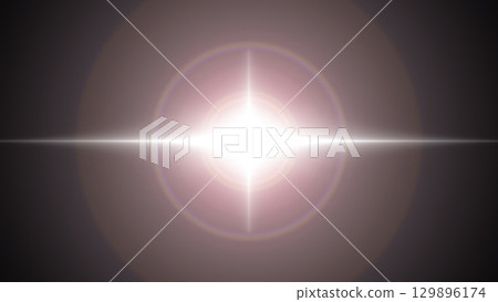 十字形光源和鏡頭光暈 129896174