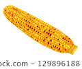 美味的烤玉米 129896188