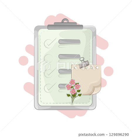 Illustration of Task Check Illustration of Task Check 129896290