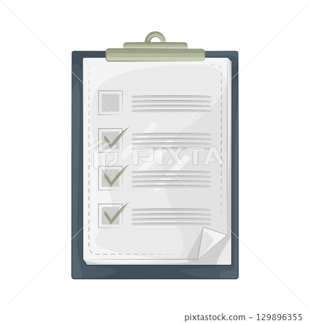 Illustration of Task Check Illustration of Task Check 129896355