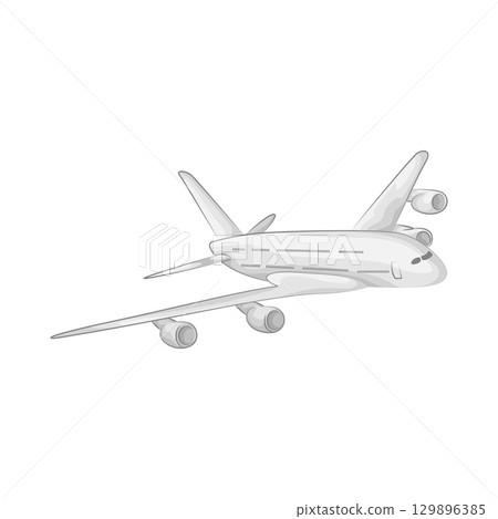 Illustration of Plane Illustration of Plane 129896385