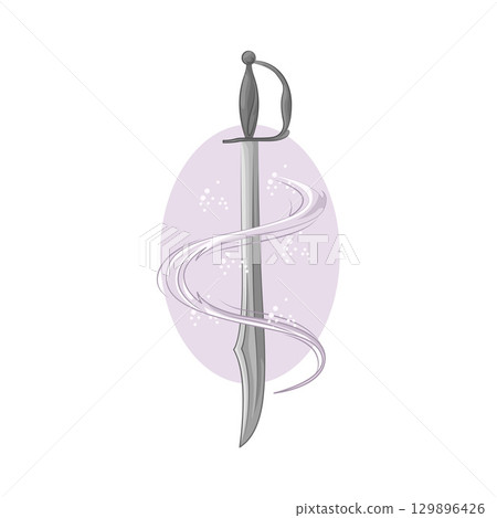 Illustration of Sword 129896426
