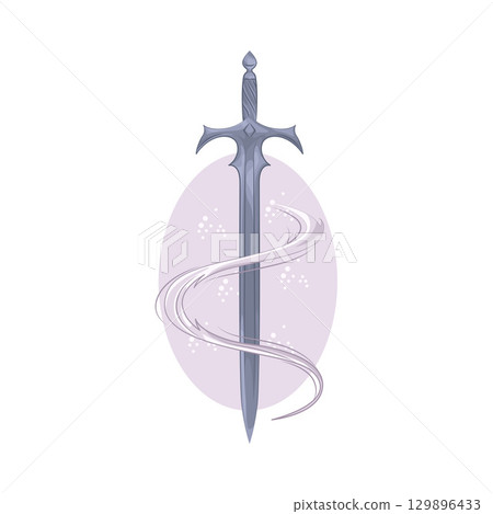 Illustration of Sword 129896433