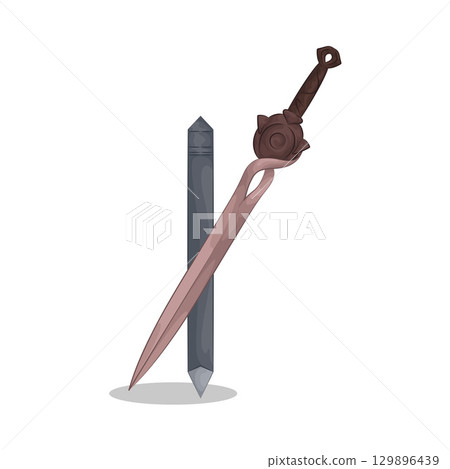 Illustration of Sword 129896439