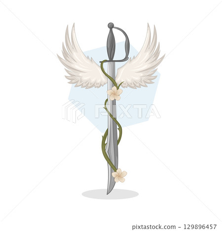 Illustration of Winged Sword 129896457