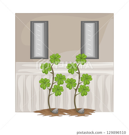 Illustration of Wall Illustration of Wall 129896510