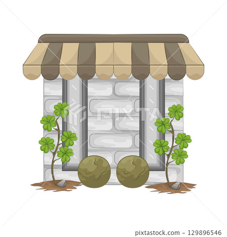 Illustration of Wall Illustration of Wall 129896546