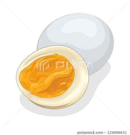 Illustration of Boiled Egg 129896631