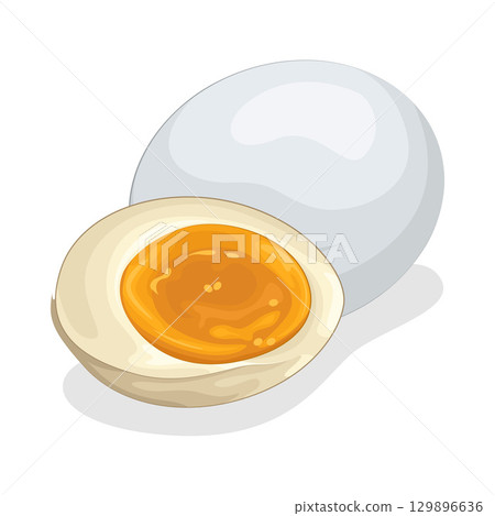 Illustration of Boiled Egg 129896636