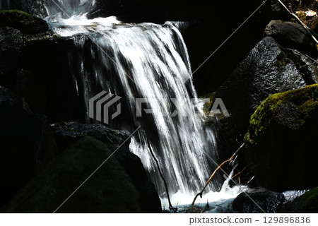 水的運動和自然美景背景材料 129896836