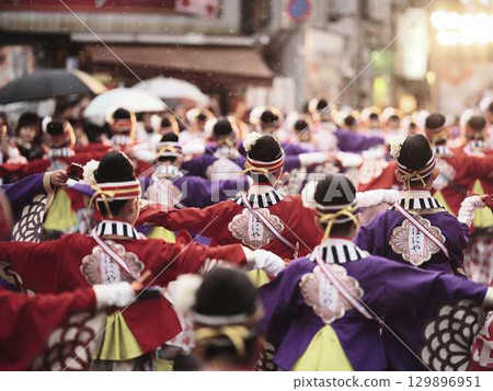 Yosakoi Festival in Obiyamachi 129896951