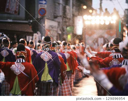 Yosakoi Festival in Obiyamachi 129896954