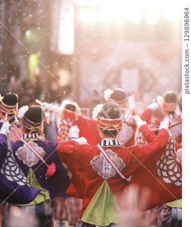 Yosakoi Festival in Obiyamachi Yosakoi Festival in Obiyamachi 129896964