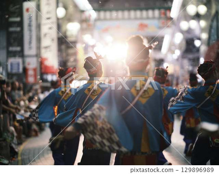 Yosakoi Festival in Obiyamachi Yosakoi Festival in Obiyamachi 129896989