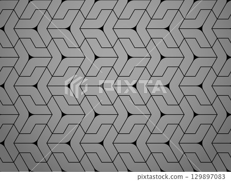 The geometric pattern with lines. Seamless vector background. Gray and black texture. Graphic modern pattern. Simple lattice graphic design The geometric pattern with lines. Seamless vector background. Gray and black texture. Graphic modern pattern. Simple lattice graphic design 129897083