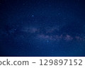 The Summer Triangle and the Milky Way starry sky 129897152