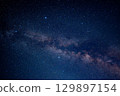 The Summer Triangle and the Milky Way starry sky 129897154