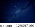 The Summer Triangle and the Milky Way starry sky 129897160