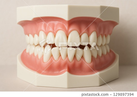 Orthodontic treatment for teeth alignment and bite alignment 129897394