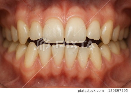 Orthodontic treatment for teeth alignment and bite alignment 129897395