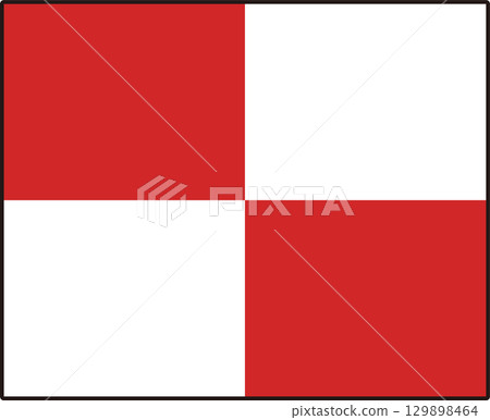 國際信號旗字母U制服 129898464