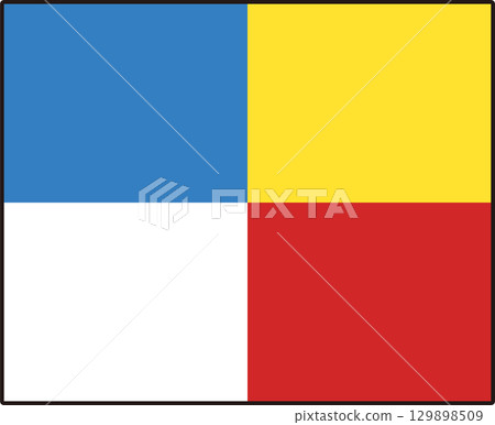 NATO signal flag "Squadron" - Nautical and navigational signals 129898509