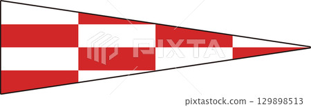 NATO signal flag "Emergency" - Nautical and navigational signals 129898513