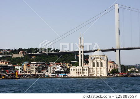 Ortakoy Mosque in Istanbul, Turkey 129898557