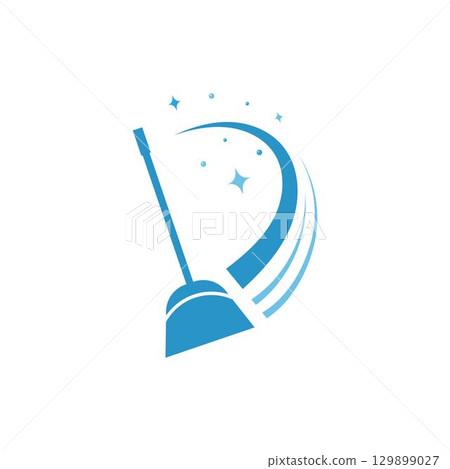 Cleaning logo and symbol ilustration vector template 129899027