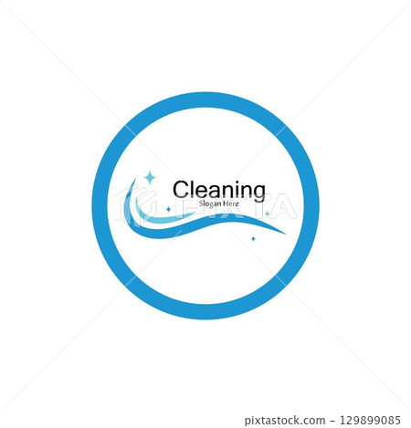 Cleaning logo and symbol ilustration vector template 129899085