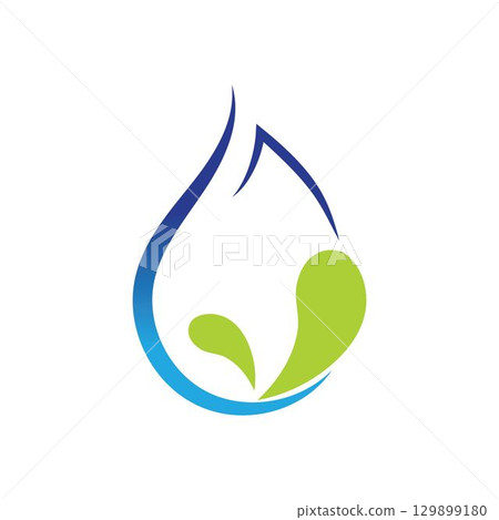 Water drop Logo Template vector 129899180