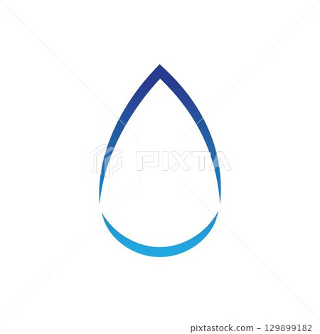 Water drop Logo Template vector 129899182