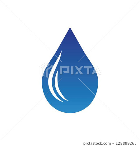 Water drop Logo Template vector 129899263